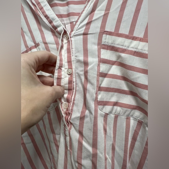 Vero Moda Pink/White striped tunic (Size xl) - Picture 3 of 6